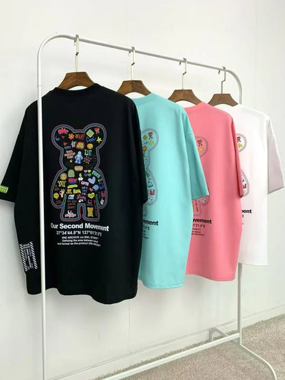 韓國直送 2ND ARCHIVE Life  Bear  T-shirt - 4 Color - HLY &amp; CHOCCICO