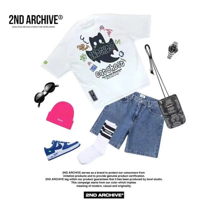 韓國直送 2ND ARCHIVE Life  Bear  T-shirt - 4 Color - HLY &amp; CHOCCICO