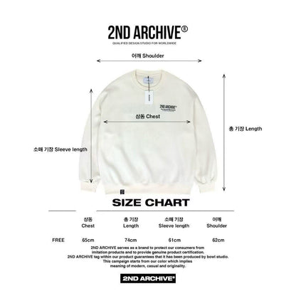 韓國直送🇰🇷 2ND ARCHIVE Logo Embroidered Sweatshirt HLY &amp; CHOCCICO