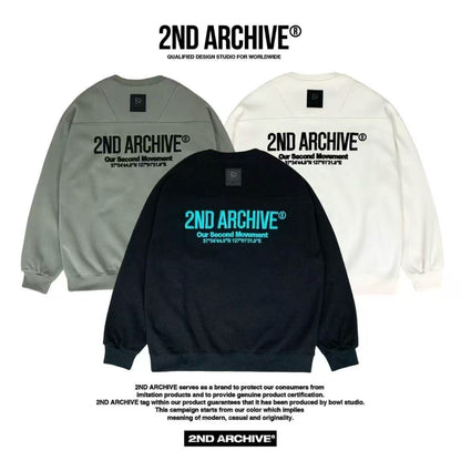 韓國直送🇰🇷 2ND ARCHIVE Logo Embroidered Sweatshirt HLY &amp; CHOCCICO