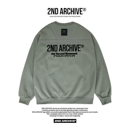 韓國直送🇰🇷 2ND ARCHIVE Logo Embroidered Sweatshirt HLY &amp; CHOCCICO