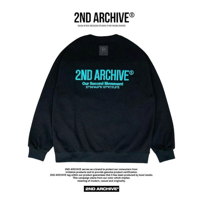 韓國直送🇰🇷 2ND ARCHIVE Logo Embroidered Sweatshirt HLY &amp; CHOCCICO