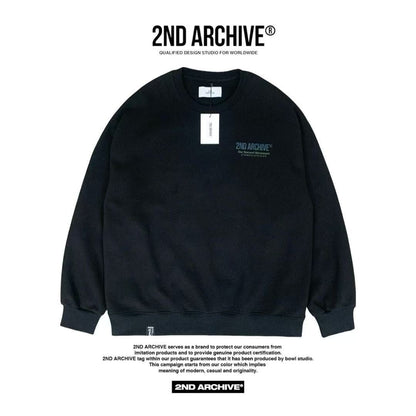韓國直送🇰🇷 2ND ARCHIVE Logo Embroidered Sweatshirt HLY &amp; CHOCCICO