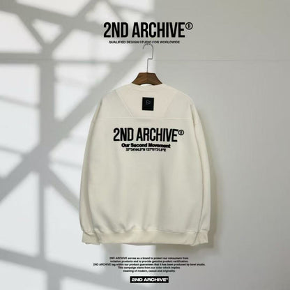 韓國直送🇰🇷 2ND ARCHIVE Logo Embroidered Sweatshirt HLY &amp; CHOCCICO