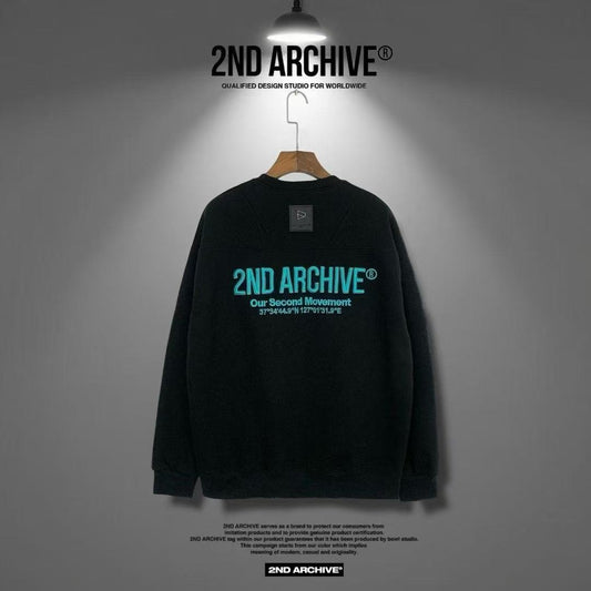 韓國直送🇰🇷 2ND ARCHIVE Logo Embroidered Sweatshirt HLY & CHOCCICO