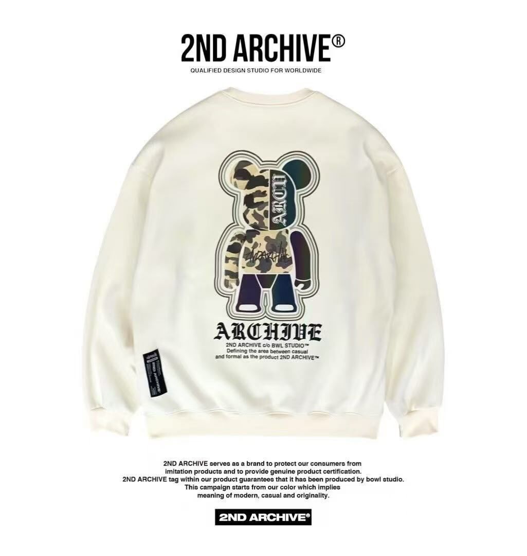 韓國直送🇰🇷 2ND ARCHIVE Military Scotch Bear  Sweatshirt - HLY &amp; CHOCCICO