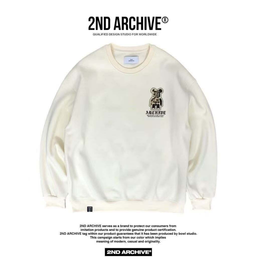 韓國直送🇰🇷 2ND ARCHIVE Military Scotch Bear  Sweatshirt - HLY &amp; CHOCCICO