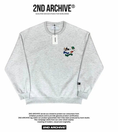 韓國直送🇰🇷 2ND ARCHIVE Odyssey Space Penjuin Sweatshirt  - 4 Color - HLY &amp; CHOCCICO