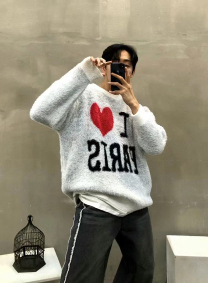 韓國直送🇰🇷 2ND ARCHIVE Paris Love Angora Knit - HLY &amp; CHOCCICO