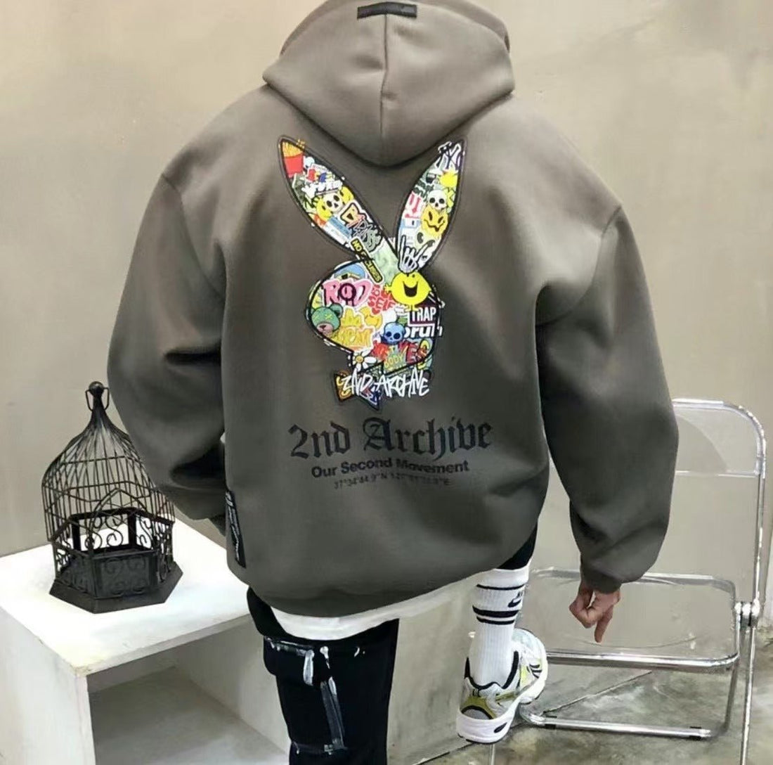 韓國直送🇰🇷 2ND ARCHIVE Play Rabbit Hoodie - HLY &amp; CHOCCICO