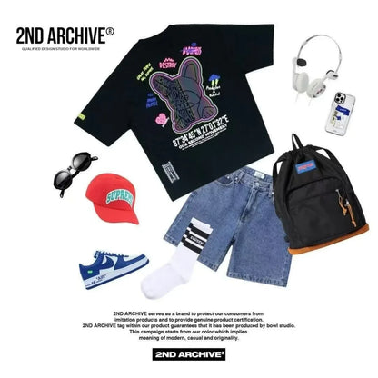 韓國直送 2ND ARCHIVE Rebel Wings Tee - HLY &amp; CHOCCICO
