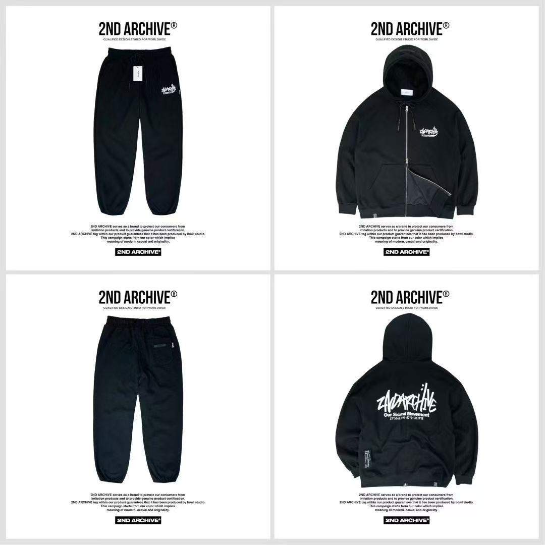 韓國直送🇰🇷 2ND ARCHIVE Signature Basic Jogger Pants - HLY &amp; CHOCCICO