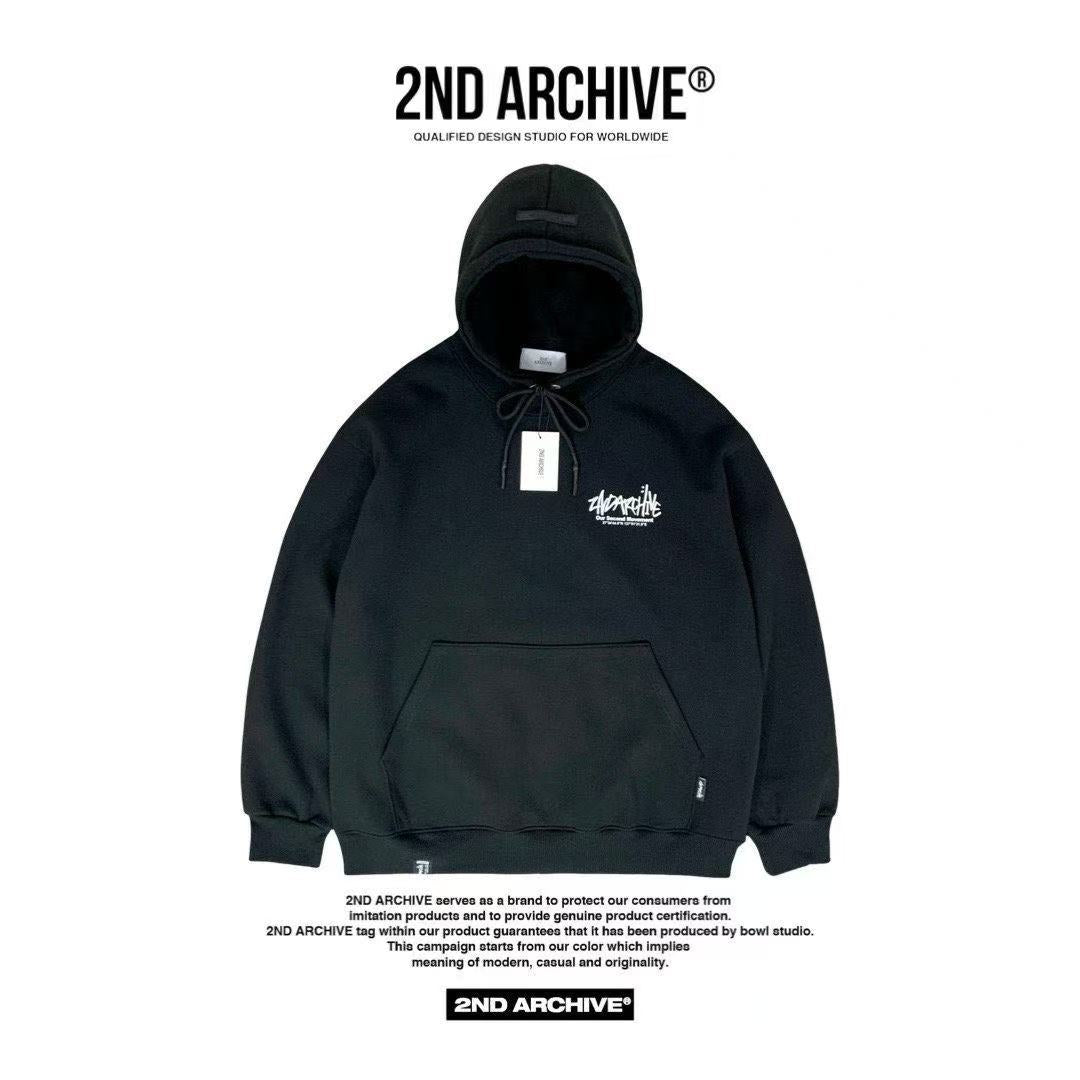 韓國直送🇰🇷 2ND ARCHIVE Signature Logo Hoodie - HLY &amp; CHOCCICO