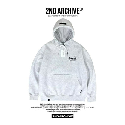 韓國直送🇰🇷 2ND ARCHIVE Signature Logo Hoodie - HLY &amp; CHOCCICO