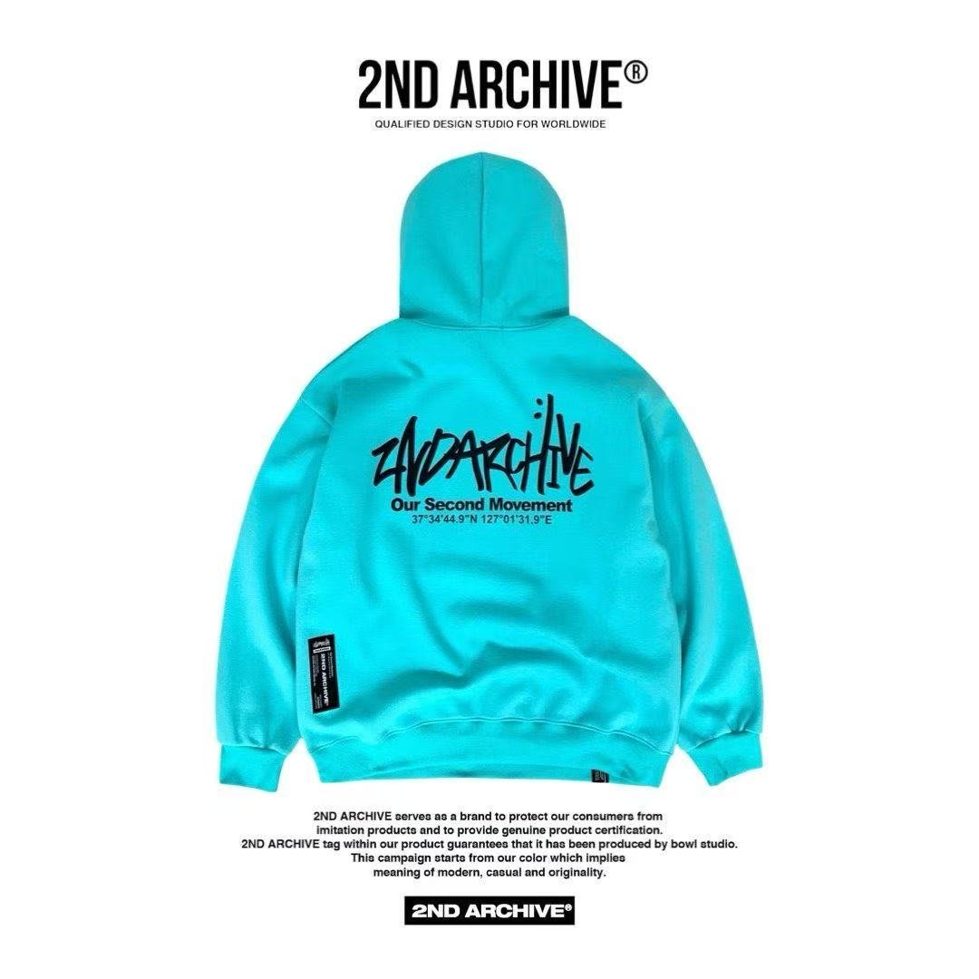 韓國直送🇰🇷 2ND ARCHIVE Signature Logo Hoodie - HLY &amp; CHOCCICO