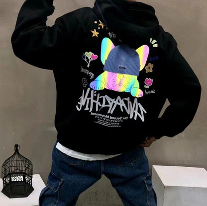 韓國直送🇰🇷 2ND ARCHIVE Sotch Beanie Buldog Hoodie - HLY &amp; CHOCCICO