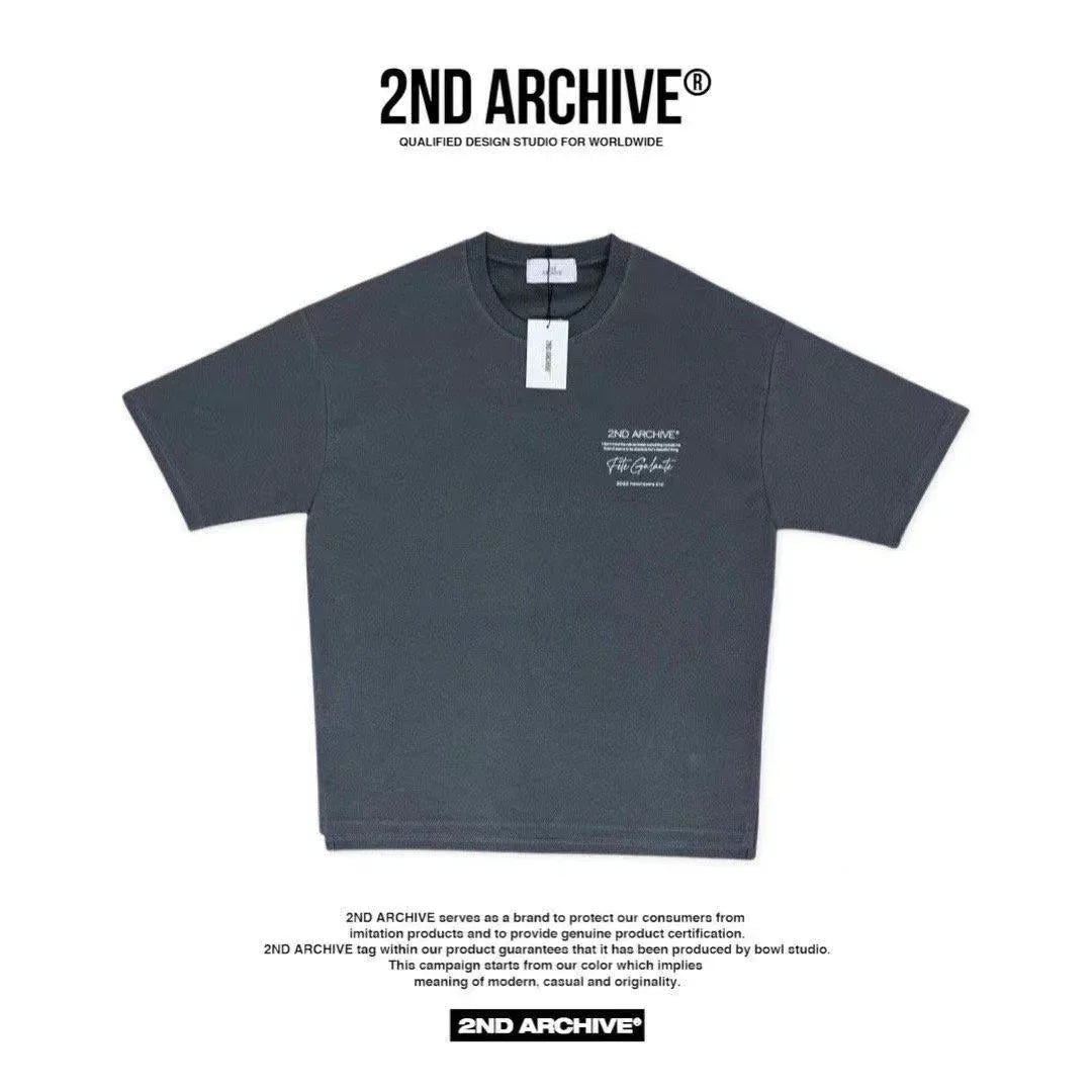 韓國直送🇰🇷 2ND ARCHIVE Statue 3D embroidery T-shirt- 3 Color - HLY &amp; CHOCCICO