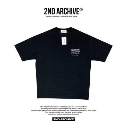 韓國直送🇰🇷 2ND ARCHIVE Statue 3D embroidery T-shirt- 3 Color - HLY &amp; CHOCCICO