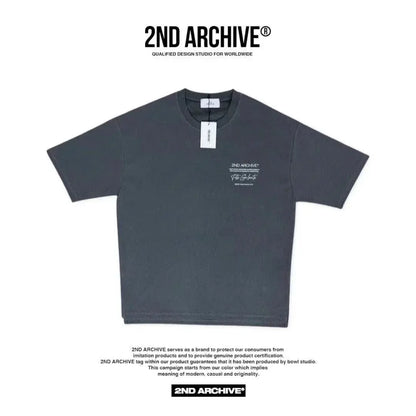 韓國直送🇰🇷 2ND ARCHIVE Statue 3D embroidery T-shirt- 3 Color - HLY &amp; CHOCCICO