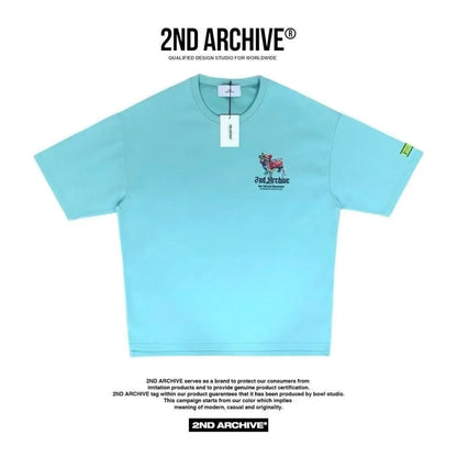 韓國直送🇰🇷 2ND ARCHIVE Tape Bulldog  T-shirt - 4 Color - HLY &amp; CHOCCICO