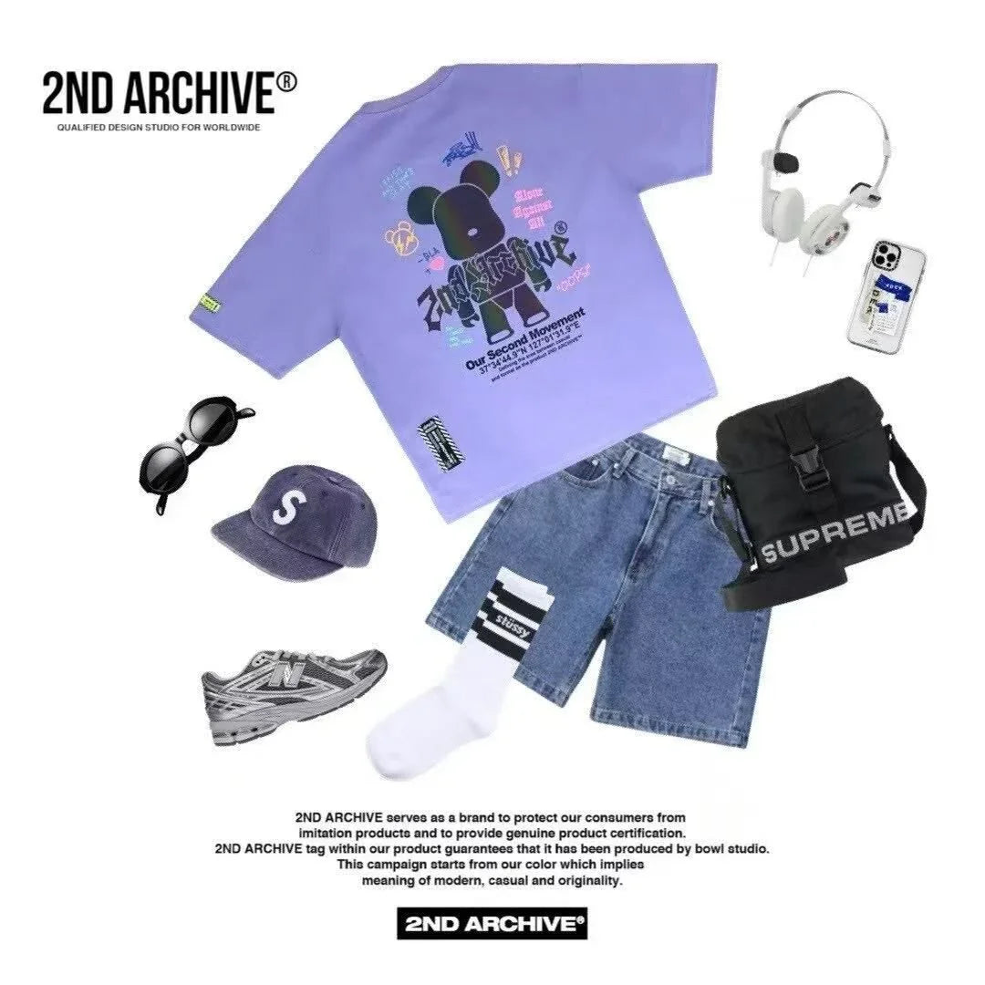 韓國直送 2ND ARCHIVE Thunderbrick Scotch Tee - HLY &amp; CHOCCICO