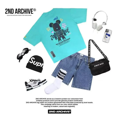 韓國直送 2ND ARCHIVE Thunderbrick Scotch Tee - HLY &amp; CHOCCICO