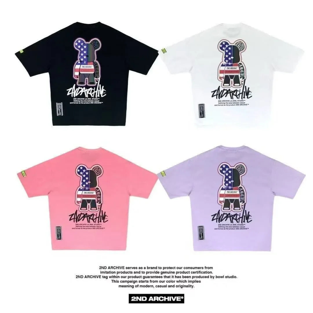 韓國直送🇰🇷 2ND ARCHIVE Urban Icon Bear T-shirt - HLY &amp; CHOCCICO