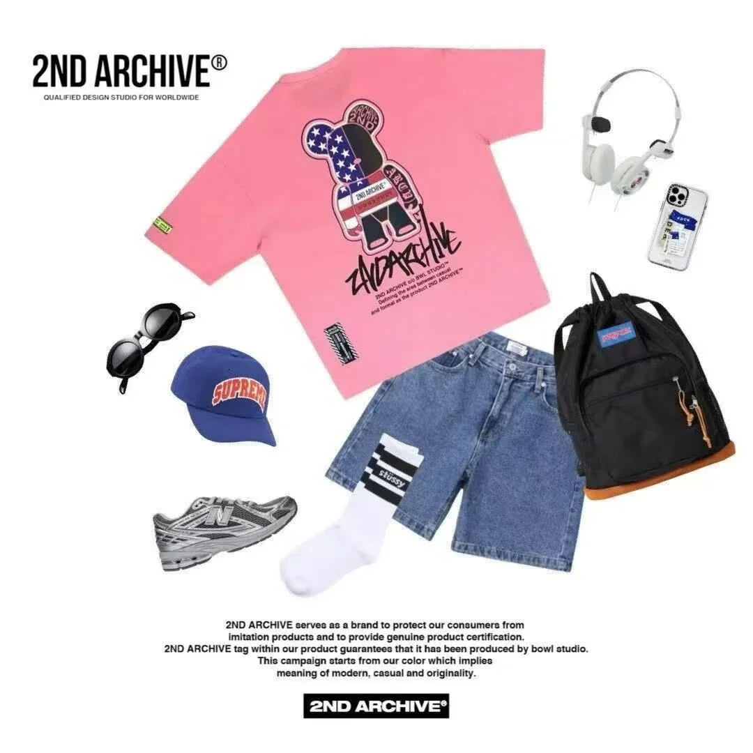 韓國直送🇰🇷 2ND ARCHIVE Urban Icon Bear T-shirt - HLY &amp; CHOCCICO