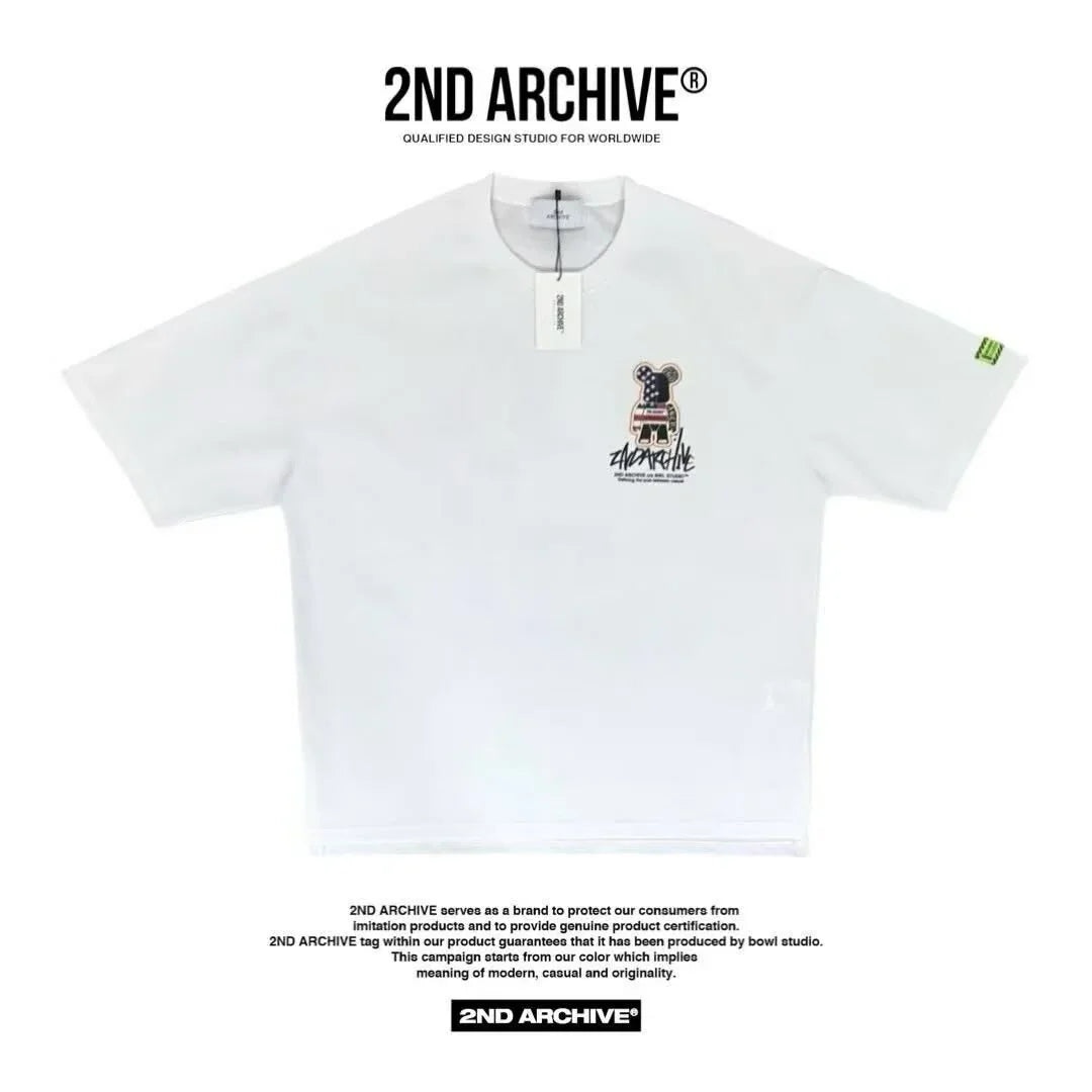 韓國直送🇰🇷 2ND ARCHIVE Urban Icon Bear T-shirt - HLY &amp; CHOCCICO