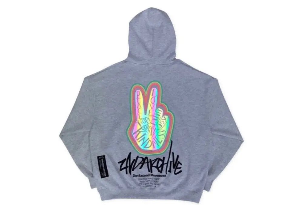 韓國直送🇰🇷 2ND ARCHIVE V Finger Hoodie - HLY &amp; CHOCCICO