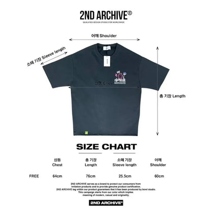 韓國直送🇰🇷 2ND ARCHIVE Vibe Bear Scotch T-shirt -3 Color - HLY &amp; CHOCCICO