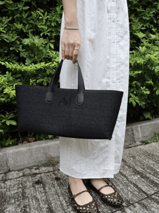 韓國直送Alice Martha Nuel Rattan Bag