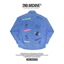 【一口價$379/件】🇰🇷韓國直送🇰🇷 2ND ARCHIVE Blue Bear Print Shirt-4 Color - HLY & CHOCCICO