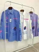 【一口價$379/件】🇰🇷韓國直送🇰🇷 2ND ARCHIVE Blue Bear Print Shirt-4 Color - HLY & CHOCCICO