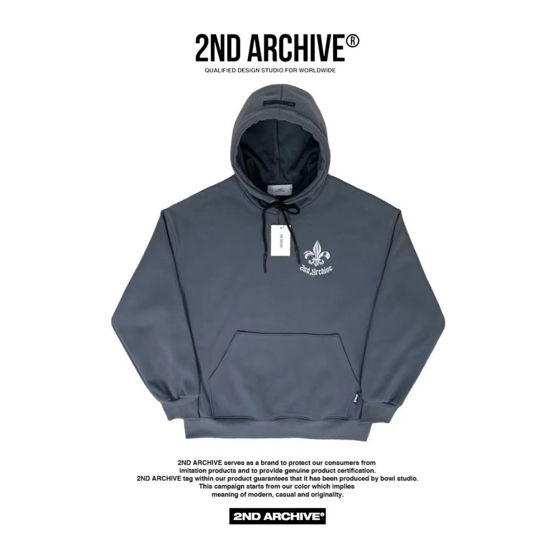 韓國直送🇰🇷 2ND ARCHIVE Bateri Scotch Fleece Hoodie - HLY &amp; CHOCCICO