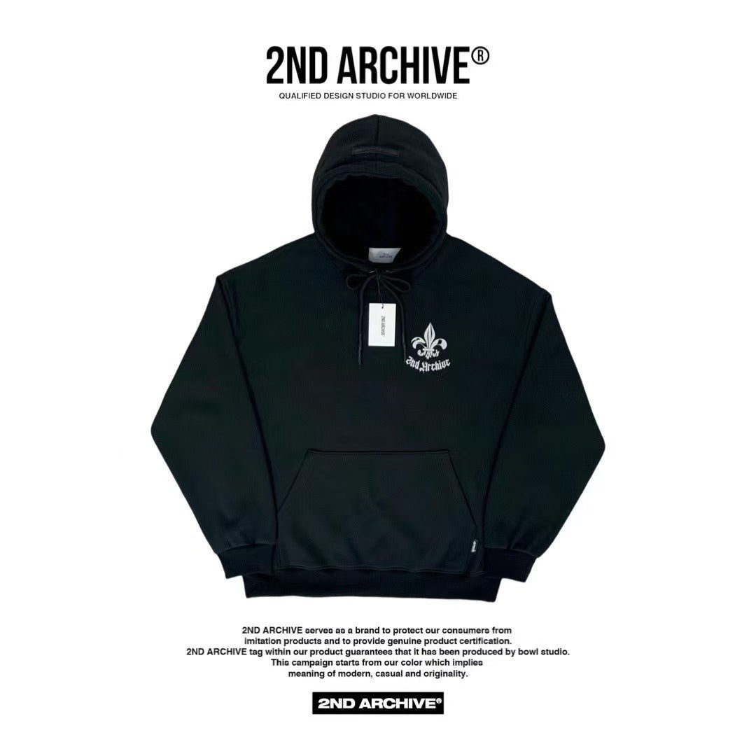 韓國直送🇰🇷 2ND ARCHIVE Bateri Scotch Fleece Hoodie - HLY &amp; CHOCCICO