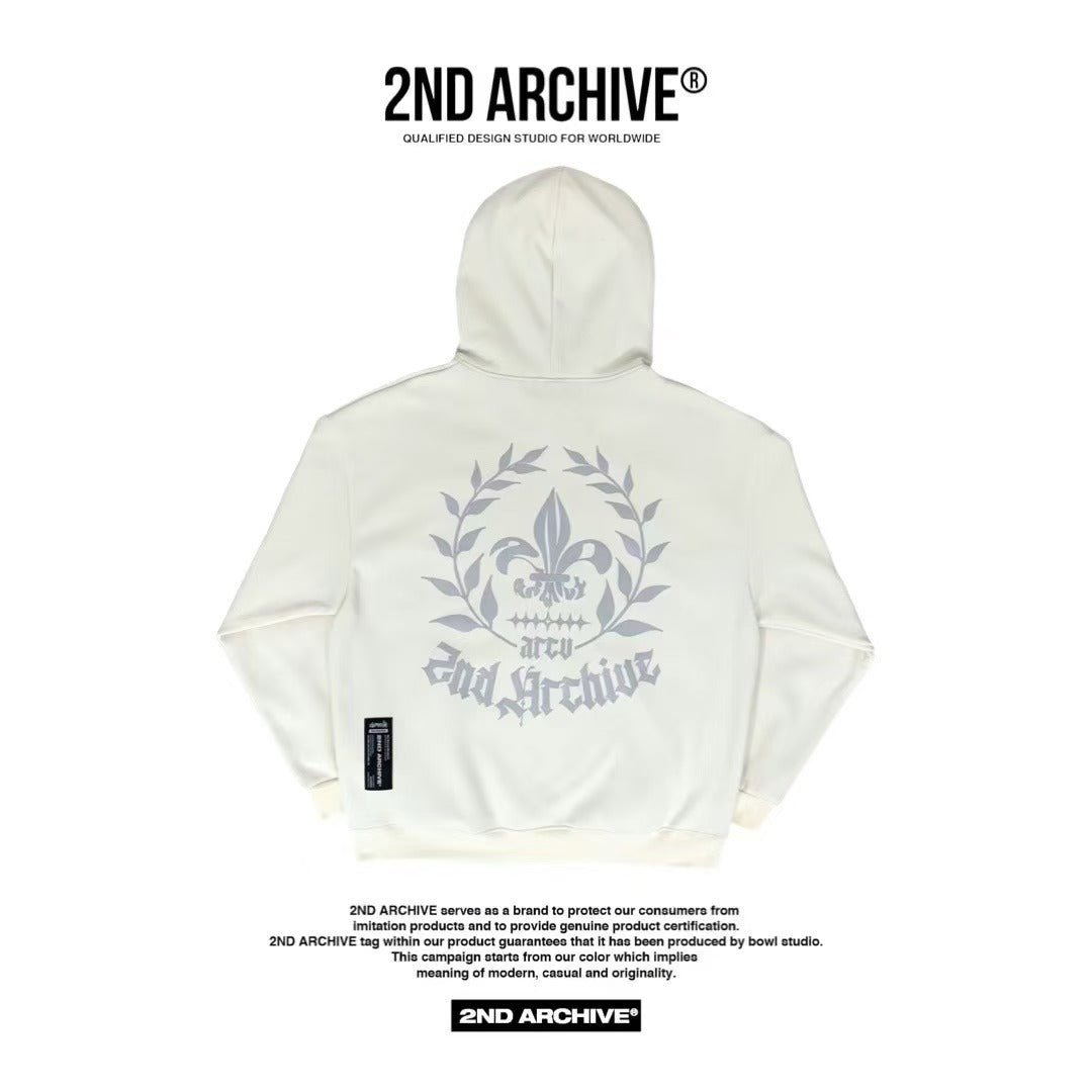 韓國直送🇰🇷 2ND ARCHIVE Bateri Scotch Fleece Hoodie - HLY &amp; CHOCCICO