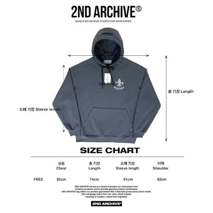 韓國直送🇰🇷 2ND ARCHIVE Bateri Scotch Fleece Hoodie - HLY &amp; CHOCCICO