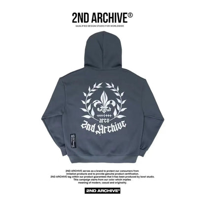 韓國直送🇰🇷 2ND ARCHIVE Bateri Scotch Fleece Hoodie - HLY &amp; CHOCCICO