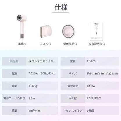 【一口價$699/部】🇯🇵日本大熱🇯🇵 Anlan離子速乾風筒  【速乾Ｘ美髪】 - HLY & CHOCCICO