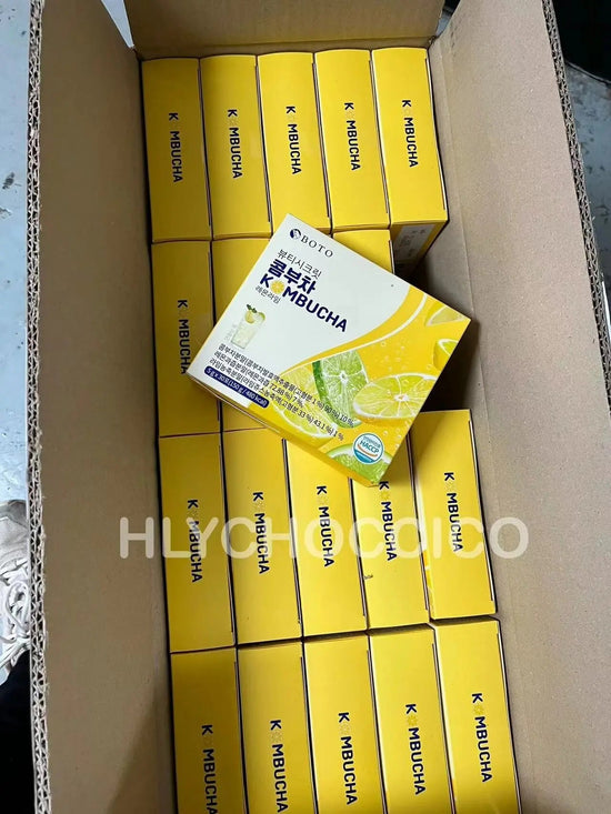 [One-price $98/box] Korean BOTO Slimming Kombucha 5g x 30 packs (lime lemon flavor) 