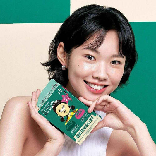 🌿 韓國 Bring Green x 魷魚遊戲茶樹鼻貼 🌿