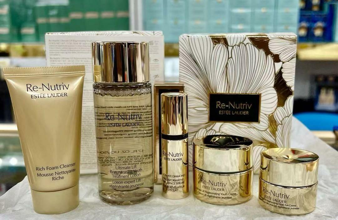 Estee Lauder雅詩蘭黛白金小樣五件套 - HLY & CHOCCICO