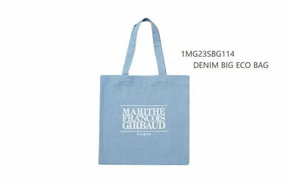 🇰🇷韓國直送🇰🇷 MARITHE FRANCOIS GIRBAUD Denim Big Eco Bag  淺藍牛仔帆布購物袋 HLY & CHOCCICO
