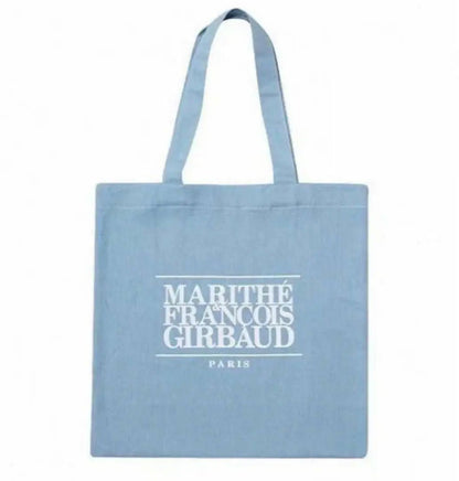 🇰🇷韓國直送🇰🇷 MARITHE FRANCOIS GIRBAUD Denim Big Eco Bag  淺藍牛仔帆布購物袋 HLY & CHOCCICO