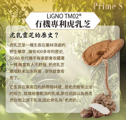 Prime S - Tigmax虎乳芝肺潤清（60粒） - HLY & CHOCCICO