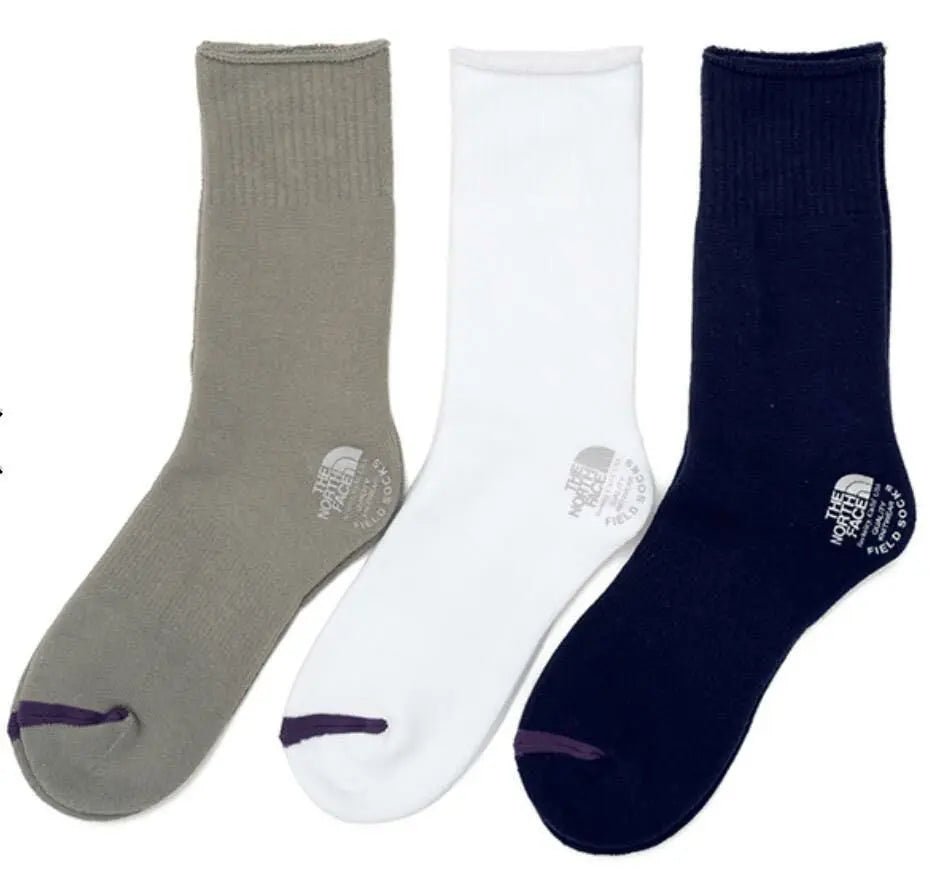 TNF JPN PURPLE LABEL Pack Field Socks 3P NN8962N - HLY &amp; CHOCCICO