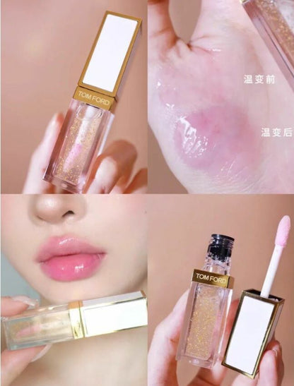 Tom Ford新品 限定金箔唇油6ml（香港專櫃） - HLY &amp; CHOCCICO