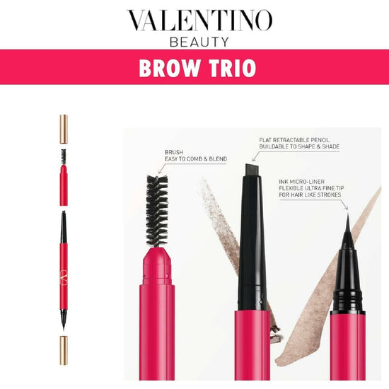 Valentino BROW TRIO 高訂三合一塑型眉筆