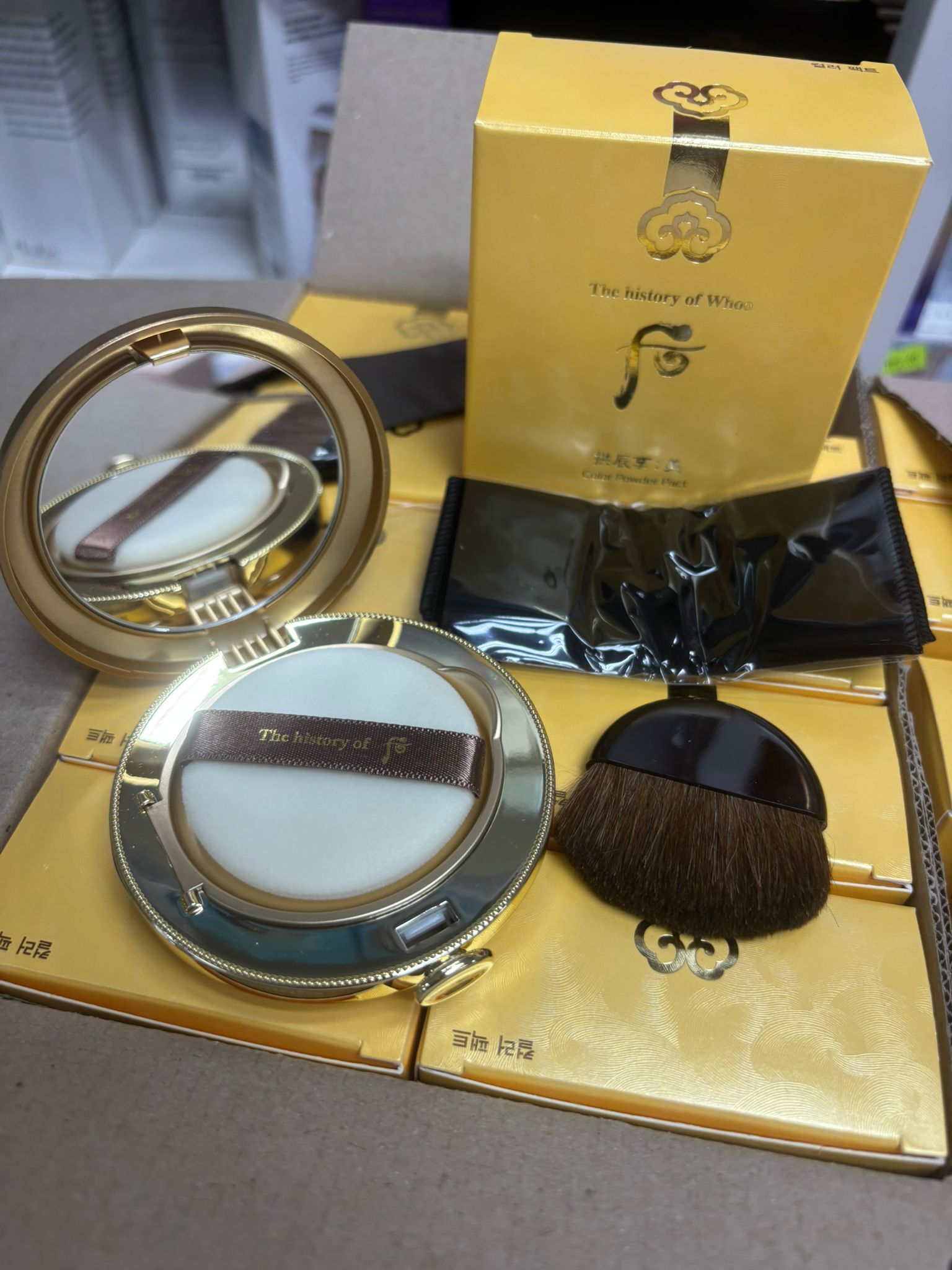 WHOO 后 拱辰享美多彩彩色修容粉餅珠光乾粉13g腮紅 高光 HLY & CHOCCICO